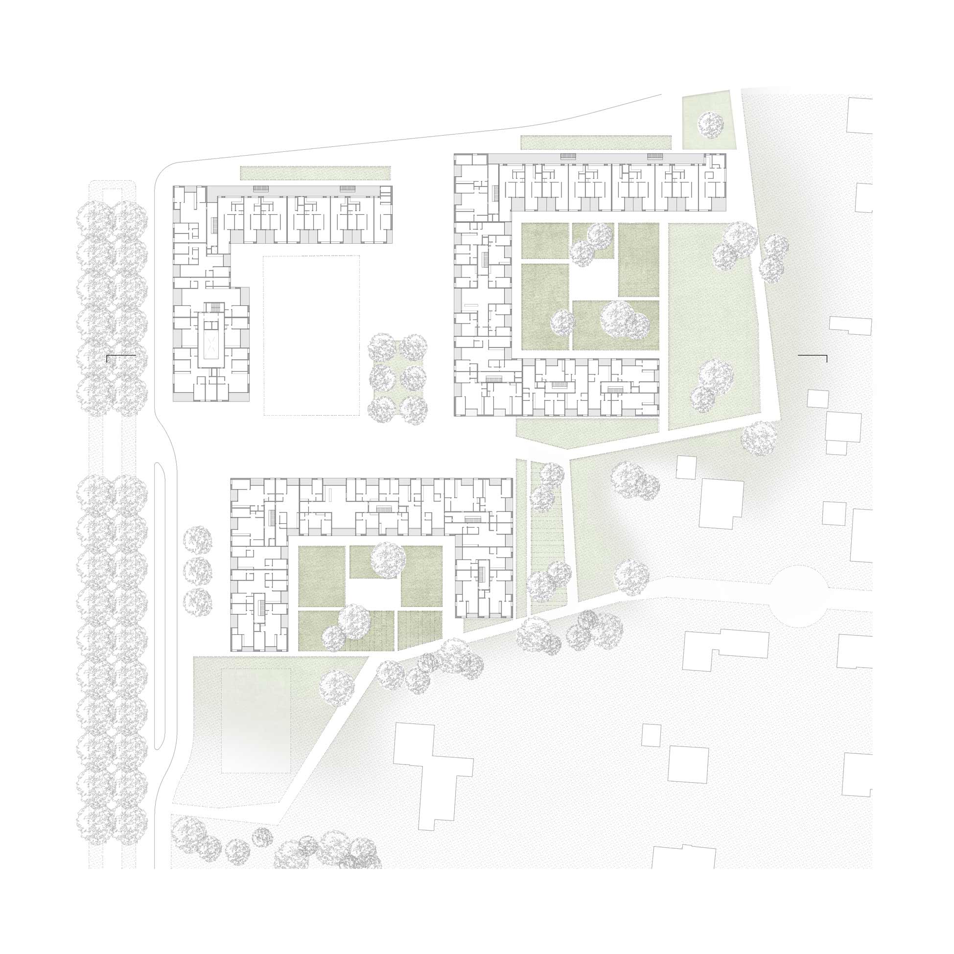 Plan etage type B