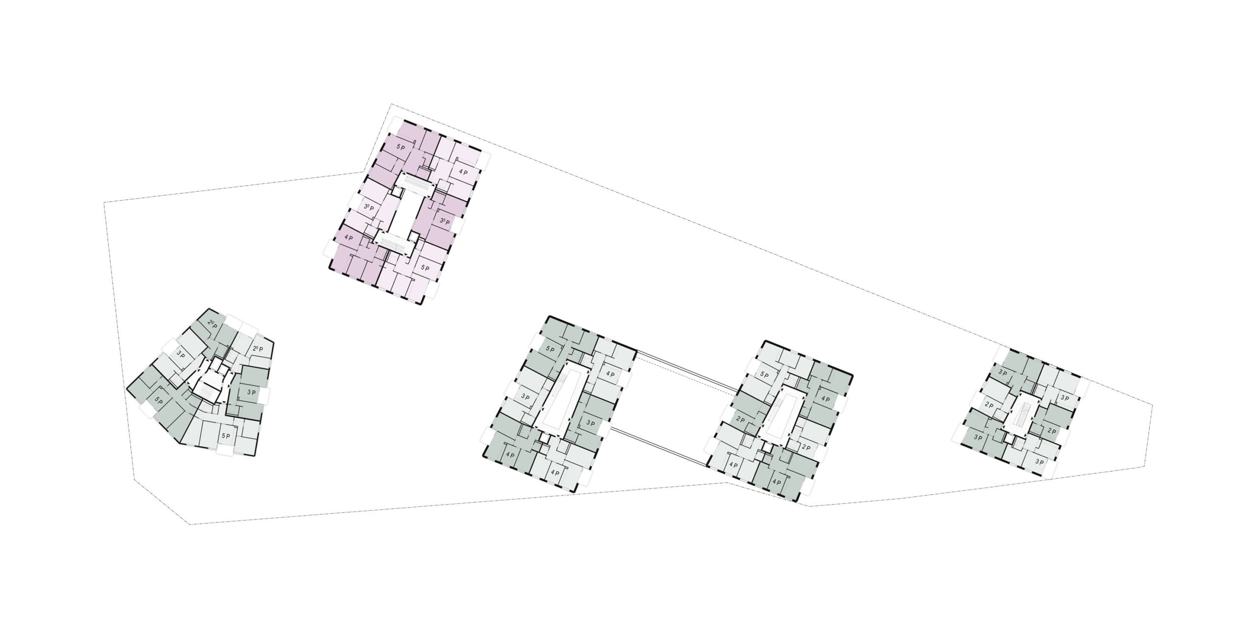 Plan étage type